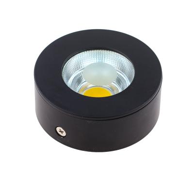 China Small Spotlights COB Embeded Small Ceiling Lamp Showcase Spotlights Black for sale