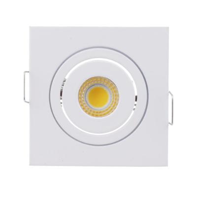 China 2019 Embeded Manufacturing Price Square 3W Ultra Thin COB Led Ceiling Lights Spot Downlight for sale