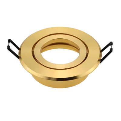 China Indoor Golden Led Light Parts 3w MR16 GU10 Recessed Spotlight Lighting Fixture for sale