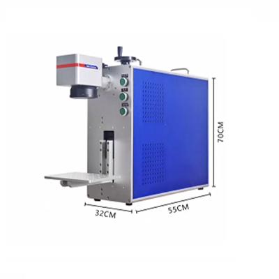 China 3D Metal 30W Fiber Laser Marking Machine Handheld Portable Desktop Laser Engraving Marking Machine for sale