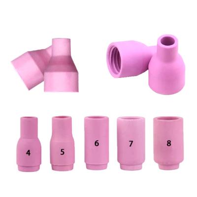 China Other Argon Arc Welding Machine Ceramic Nozzle Protection Nozzle Protection Shield Ceramic Sleeve Gun Head Nozzle for sale