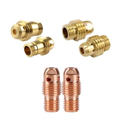 China Other Argon Arc Welding Machine Qqs-150300 Wp-1826 Guide Parts Wu Pole Copper Parts Guide Copper Parts Gun Head Copper Collet for sale