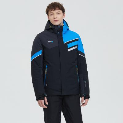 China Ski Clothing Men Windproof Zipper Breathable Design Upper Stylish Winter Snow Jacket for sale