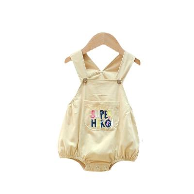 China Breathble Comfortable 2021 Summer New Baby Rompers Newborn Overalls Rompers for sale