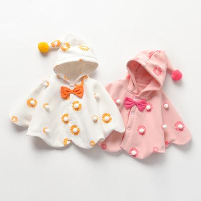 China Cute Princess Baby Winter Hooded Windproof Coats for sale