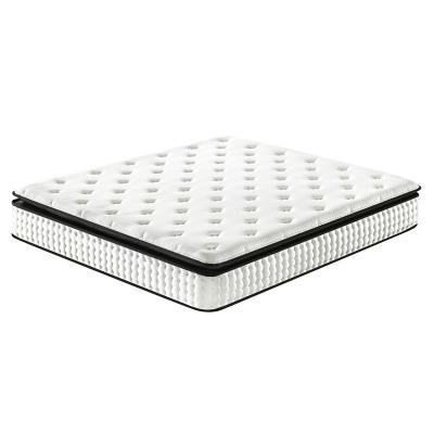 China AIDI Smaple King Size 8-12 Inch Pocket Coil Spring Matress Latex Memory Foam Mattress Foldable Free Vacuum Rolled Box Packing for sale