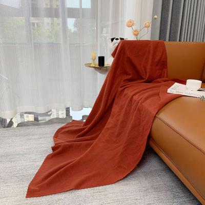 China Red Patchwork Wearable Airplane Blanket Fleece Airline Blanket for sale