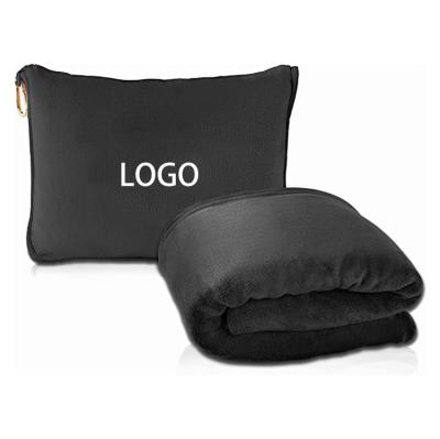 China Disposable Airplane Travel Pillow and Covers 2 in 1 Airplane Travel Pillow Cover for sale