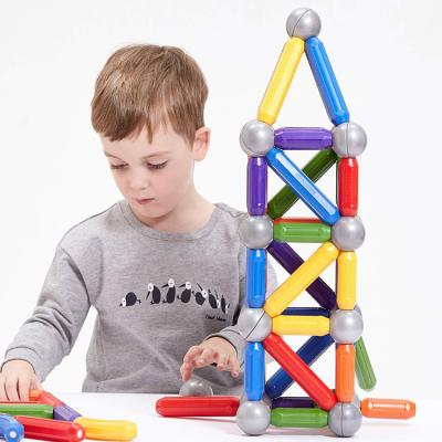 China Wholesale New BMAG Ball 25pcs Magnetic Rod Toys Eco-friendly CE Material Certification For Kids Educational Toy for sale