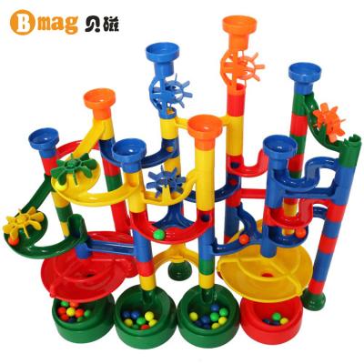 China New Trend TOY 2021 DIY Building Toy Marble Magnetic Race Intelligence Neoformers Construction Toy For Children for sale