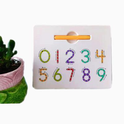 China Painting Wrinting Drawing Kids Using 2021 Hot Selling Magnetic Board Number Kids Learning Toys Magnetic Drawing Board With Number Writing Board Magpad for sale