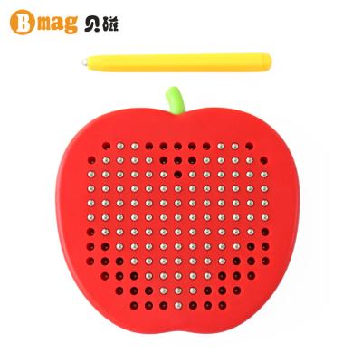 China 3+ 2021 New Shape Educational ABS Kindergarten Apple Magnetic Enrollment Board For Children for sale