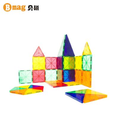 China Building Toy Duplex Magnetic Tiles Building Blocks For Kids for sale