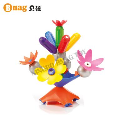 China 2021 New Color Magnetic 3D Building Block Kids Plastic Magnetic Toys Educational for sale