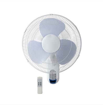 China Hotel Smart Remote Control 16 Inch 7.5 Hour Timer 80 Degree Swing Wall Fan Cooling Air for sale