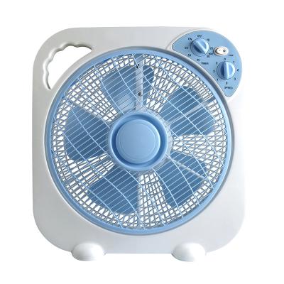 China Convenient hot electric fan box excellent quality summer sales plastic material portable box fan for sale