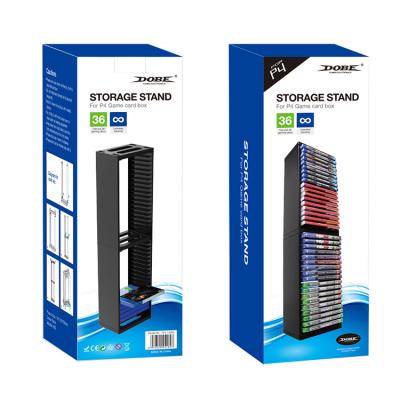 China Storage Stand For PS4 2021 New DOBE 36 Game Disc Holder Storage Rack For Xbox One PS4 Pro Slim for sale