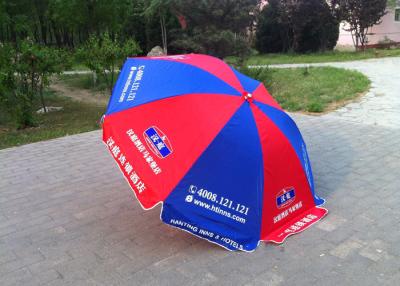 China Custom Design Outdoor Parasol Umbrella Single Layer For Commercial Advertising for sale