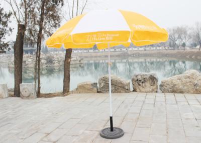 China Stabiele Grote Strandparaplu, Gemerkt Promotieparaplu's met de Stof van 210D Oxford Te koop