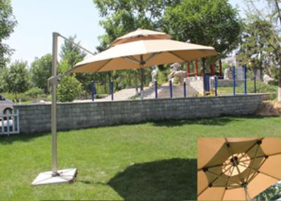 China Classic Round Top Starbucks Patio Umbrella For Outdoor Garden Furniture for sale