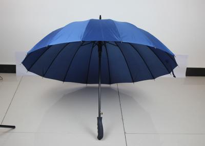 China Plastic Handle Auto Open Umbrella , Multicolor Pongee Fabric Large Travel Umbrella for sale