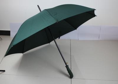 China Custom Green Auto Open Close Golf Umbrella With Transfer Printing Logo for sale