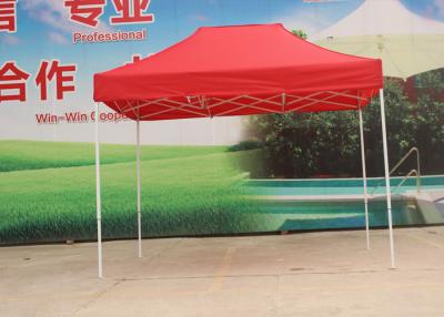 China Portable Red Pop Up Market Tent 420D Oxford Fabric Sun Protection For Garden for sale