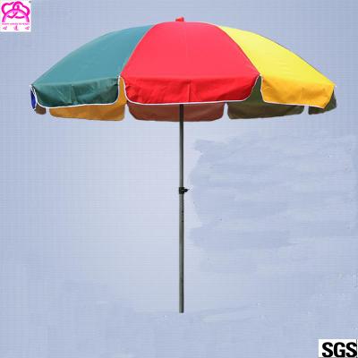 China Promotional Beautiful Beach Outdoor Sun Umbrella With Custom Size for sale