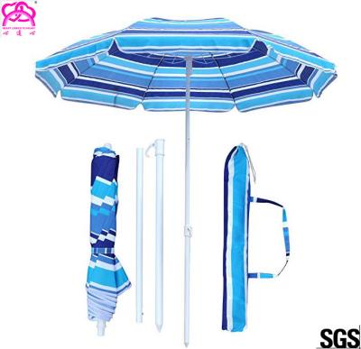 China Paraguas al aire libre del viento del parasol del parasol de playa de la playa ULTRAVIOLETA resistente de la protección el 1.8m en venta