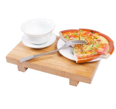 China Sustainable Bamboo Cutting Board Sushi Board Serving Board for sale