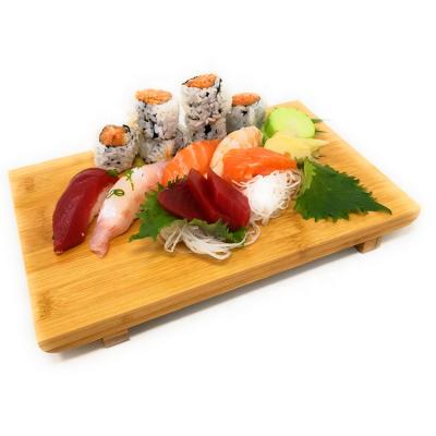 China Viable Wholesale Price Japanese Style Sushi Cutting Board Bamboo Tray For Kitchen for sale