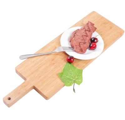 China Modern Design Sustainable Natural Bamboo Pizza Board Food Serving Board for sale