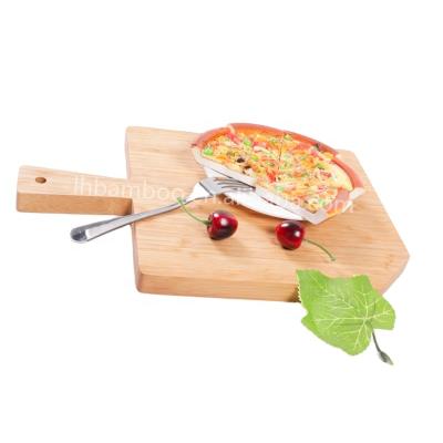 China Sustainable Amazon HOT SALE Bamboo Pizza Cheese Cutting Board Sushi Board for sale