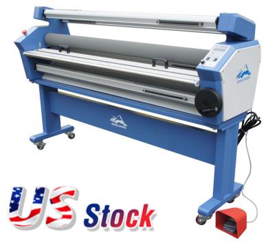 China US Qomolangma 63in Silicon Rubber Stock Full-auto wide format cold laminators, with heat assisted with trimmer for sale