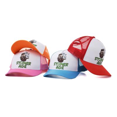 China Custom logo JOINT JOINT gorras mesh hip hop mesh sports hats custom printing 5 panel trucker hats wholesale for sale