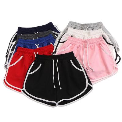 China Anti Wrinkle Anti Wrinkle Ladies Yoga Shorts , Color Woman Workout Athletic Sports Women Running Shorts for sale