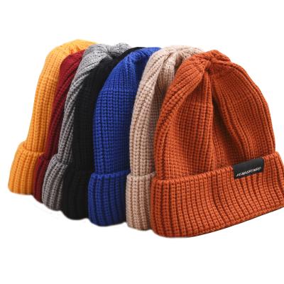 China Factory Wholesale COMMON Label COMMON Beanie Hat , Custom Winter Knit Hats Women / Men for sale