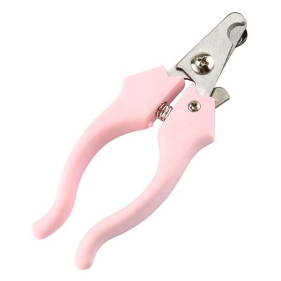 China Best Viable Selling Pet Cat Dog Nail Cutter Stainless Steel Grooming Scissors Claw Nail Scissors With Lock for sale