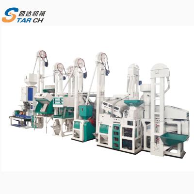 China Modern Automatic Rice Machine High Efficiency 1tph Plant Complete Plant for sale