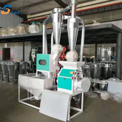 China Full Automatic Simple Food Flour Mill Machine Small Corn Milling Machine Corn Wheat Bean Flour Flour Milling Machine Grinding Machine for sale