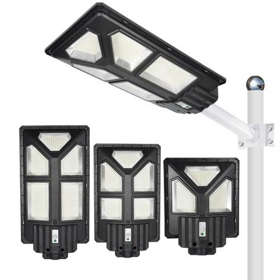 China ABS Ip65 Waterproof Smd Outdoor 400w 500w 800w ROAD All In One Integrated Solar Led Road Light for sale