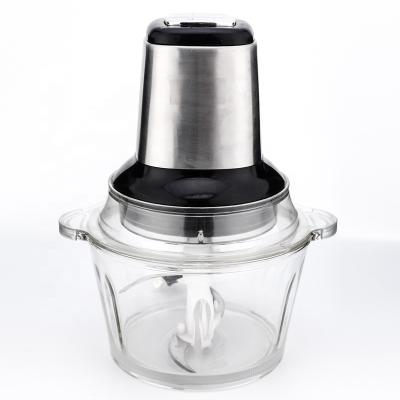 China 2L Glass Jar Food Processor with Meat Grinder for sale