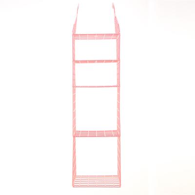 China Plastic detachable hanging closet organizer wardrobe storage rack for sale