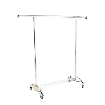 China Single rail foldable garment drying rack hanging stand for sale