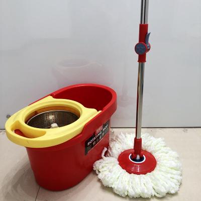 China Walkable 360 Spin Bucket with Wheels Magic 360 Spinning Mop Dual Drive Microfiber Home Cleaning Mop for sale