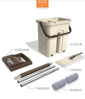 China YS32 Magic Flat Mop Free-Handwash Self Wash&Dry Mop With Water Drainage Flat Mop for sale