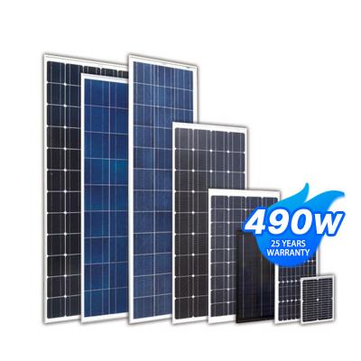 China mono solar power system perc solar panel price 450w 460w 480w 490w solar panel with CE TUV ETL CEC for sale