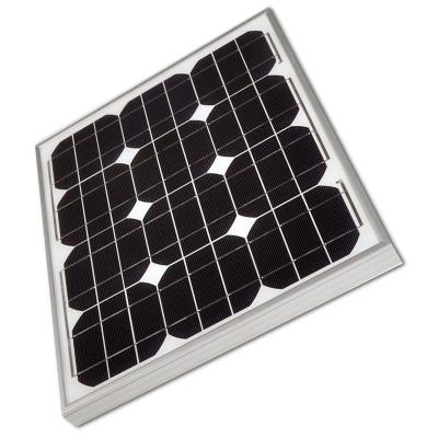 China Solar Power System Solar Power Panels High Efficient 70w 75Watts Mono Photovoltaic Black Solar Panels for sale