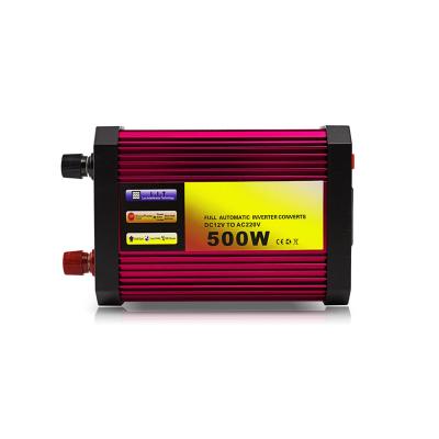 China AC 220V 110V High Efficiency 500W DC 12V 24V 48V Solar Off Grid Pure Sine Wave Power Inverter 190*115*57 for sale