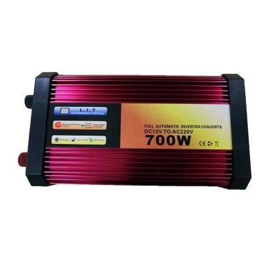 China AC 220V 110V High Efficiency 700W DC 12V 24V 48V Solar Off Grid Pure Sine Wave Power Inverter 227*115*57 for sale